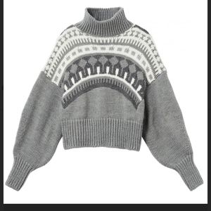 Host Pick - NWOT H&M x Pringle of Scotland bell sleeve turtleneck